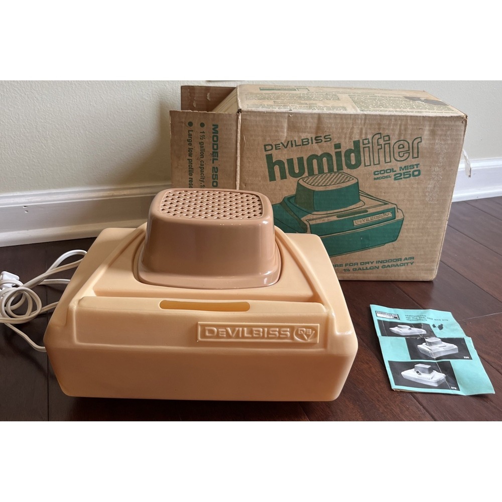 Devilbiss Humidifier Cool Mist Model 250 New Open Box Vintage